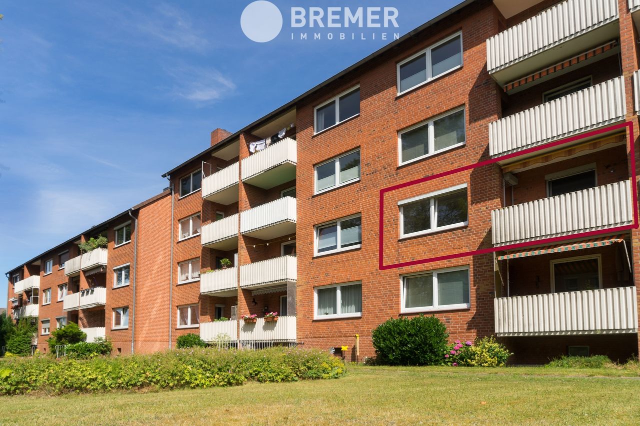 Gut geschnittene 3-Zimmer-Wohnung in Lüneburg als Kapitalanlage