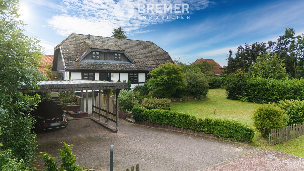 Gemütliches Einfamilienhaus im dänischen Stil auf einem traumhaften Grundstück in Sackgassenlage
